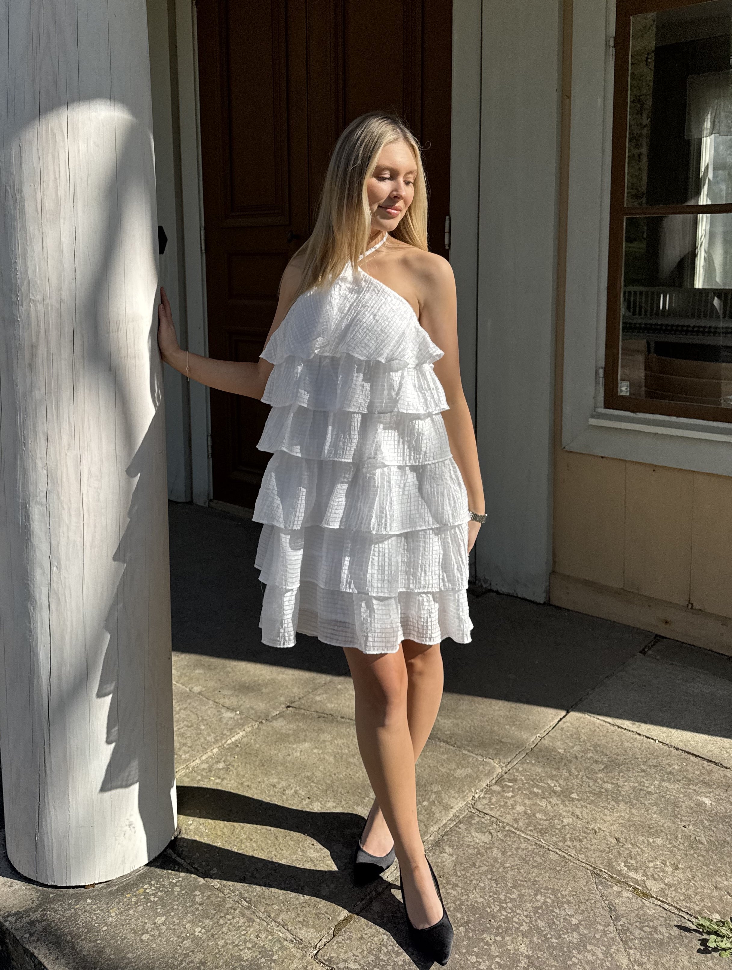 OBJBRITNEY Short Dress - White